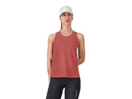 Castelli Comfort Travel Mesh TOP, Faded rose  Ľahký meshový top do horúcich dní