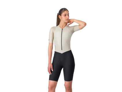 Castelli Movement suit, Silver moon/ Black  Cyklistická dámska kombinéza zameraná na výkon