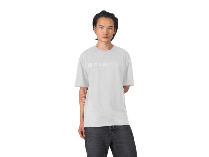 Castelli Tone Logo tee, White  Tričko na voľný čas s Castelli logom