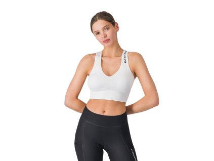 Castelli Comfort Travel crop top, White  Dámsky športový top na rôzne využitie