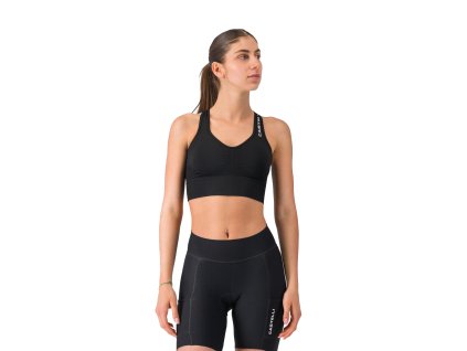 Castelli Comfort Travel crop top, Black  Dámsky športový top na rôzne využitie