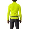 Castelli Puro 3 LS, Electric lime/ Black  Zateplený cyklistický dres s dlhým rukávom