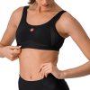 Castelli Rosso Corsa Bra W - Čierna (Veľkosť XS)