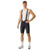 Castelli Superleggera bibshort, Black  Závodne ladené, extra ľahké cyklo kraťasy s trakmi