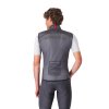 Castelli Aria Vest, Dark grey  Pánska minimalistická, ľahká a extra zbaliteľná vesta