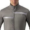 Castelli Transition 2 (Farba CST-Transition-2-Jacket-Silver-Gray/Dark-Gray-Red-Reflex-870, Veľkosť XXL)
