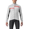 Castelli Transition 2 (Farba CST-Transition-2-Jacket-Silver-Gray/Dark-Gray-Red-Reflex-870, Veľkosť XXL)