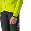 Castelli Go Jacket, Electric lime/ Black  Mierne zateplená univerzálna bunda na bicykel