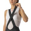 Castelli Velocissima W DT Bibtight (Farba CST-Velocissima-W-DT-Bibtight-Black/Melon-Silver-Reflex-883, Veľkosť XS)