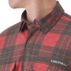 Castelli Unlimited Flannel, Pompeian red/ Black  Pohodlná flanelová košeľa z funkčných materiálov