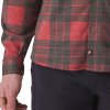 Castelli Unlimited Flannel, Pompeian red/ Black  Pohodlná flanelová košeľa z funkčných materiálov