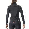 Castelli Alpha Flight Ros W, Light black/ Black reflex  Dámska ľahká cyklistická bunda do prechodných podmienok
