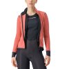 Castelli Alpha Flight Ros W, Mineral red/ Black reflex  Dámska ľahká cyklistická bunda do prechodných podmienok