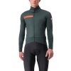 Castelli Beta RoS Jacket, Rover green/ Red orange  Ľahká a priedušná bunda do prechodného obdobia