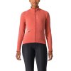 Castelli Unlimited Trail W Jersey, Mineral red/ Clay  Dámsky univerzálny zateplený dres s dlhým rukávom