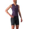 Castelli Anima 4 W SLV jersey, Night shade/ Purple mist  Dámsky letný dres bez rukávov