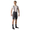 Castelli Espresso bibshort, Dark gray  Pohodlné letné cyklo kraťasy s trakmi