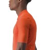 Castelli Unlimited Entrata 2 jersey, Orange rust/ Gray  Pánsky cyklistický dres s krátkym rukávom