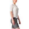Castelli Espresso W jersey, Ivory/ Dark gray  Dámsky cyklistický dres s krátkym rukávom