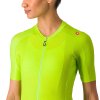 Castelli Espresso W jersey, Electric lime/ Deep green  Dámsky cyklistický dres s krátkym rukávom