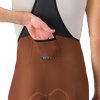 Castelli Unlimited Endurance bibshort, Deep Mocha  Cyklo gravelové letné nohavice na letné výjazdy