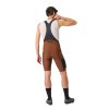 Castelli Unlimited Endurance bibshort, Deep Mocha  Cyklo gravelové letné nohavice na letné výjazdy