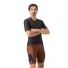 Castelli Unlimited Endurance bibshort, Deep Mocha  Cyklo gravelové letné nohavice na letné výjazdy