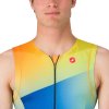 100978 castelli free speed 3 slv top belgian blue multicolor vivid orange