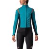 Castelli Alpha RoS 2 W, Teal blue/ Flery red  Dámska zimná cyklistická bunda