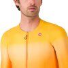 Castelli UPF LS jersey, Vivid orange  Letný dres s dlhým rukávom poskytujúci ochranu pred slnkom