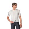 Castelli Entrata Apex jersey, Ivory/ Smoky gray  Pohodlný letný cyklistický dres v komfortnejšom strihu