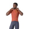 Castelli Drittone Logo jersey, Paprika/ Mango mojito  Dres dizajnovaný pre celodenný komfort na bicykli