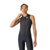 Castelli Anima Flow SLV, Black/ White  Pohodlný dámsky bez rukávový top ideálny na letné horúce dni