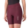 Castelli Comfort Travel short, Deep bordeaux  Veľmi pohodlné dámske šortky na bicykel aj mimo ňeho