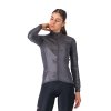 Castelli Aria Shell 2 W jacket, Dark gray  Dobre zbaliteľná a ľahká, dámska cyklo bunda