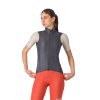Castelli Aria 2 W Vest, Dark gray  Ľahká dámska vestička s windstoperom na prednej časti
