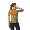 Castelli Unlimited PRO 2 W jersey, Forest green/ Elmwood/ Vivid orange  Dres vyvinutý pre potreby gravel cyklistky