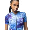 Alé PRAGMA Linfa W jersey, Blue combo  Dámsky letný cyklistický dres