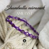 Shamballa náramek ametyst