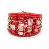 náramek s perletí červený