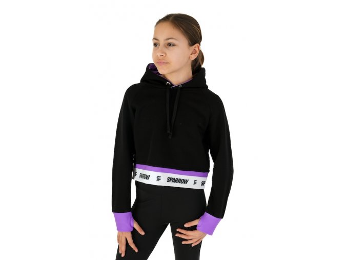 vyrp11 783croptop mikina bavlna fialove sparrow
