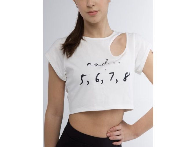 Crop top bílé