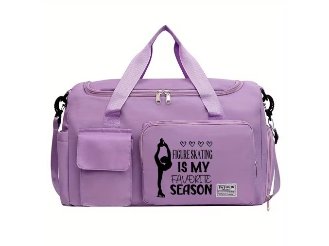 taška přes rameno fialová