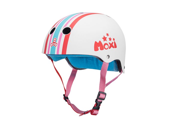 Moxi Helmet Stripey Front