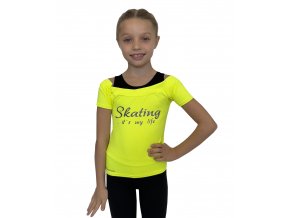 triko žlute, skating