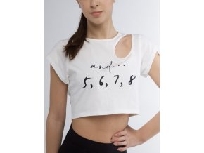 Crop top bílé
