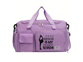 taška přes rameno fialová