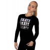 triko černé dlouhý skate skate skate