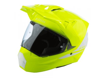 klim x1 alpha gloss hi vis white adventure helmet adventure helm casque adventure 1 1