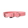 Růžový obojek pro psy Žvejka